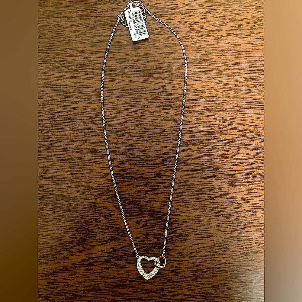 Sterling Silver 16 Inch Cable Heart Pendant Necklace